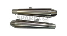 Royal Enfield GT Continental 650cc S S AEW Exhaust Silencer Pair TE 102 - SPAREZO